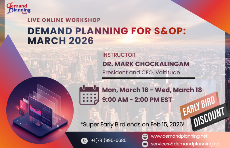 demand planning for s&op with machine learning and advanced technologies
