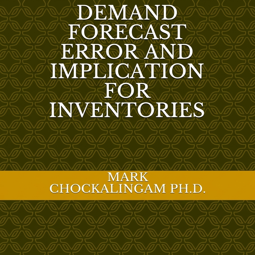 Demand Forecast Error and Implication for Inventories PowerPoint guide by Dr. Mark Chockalingam